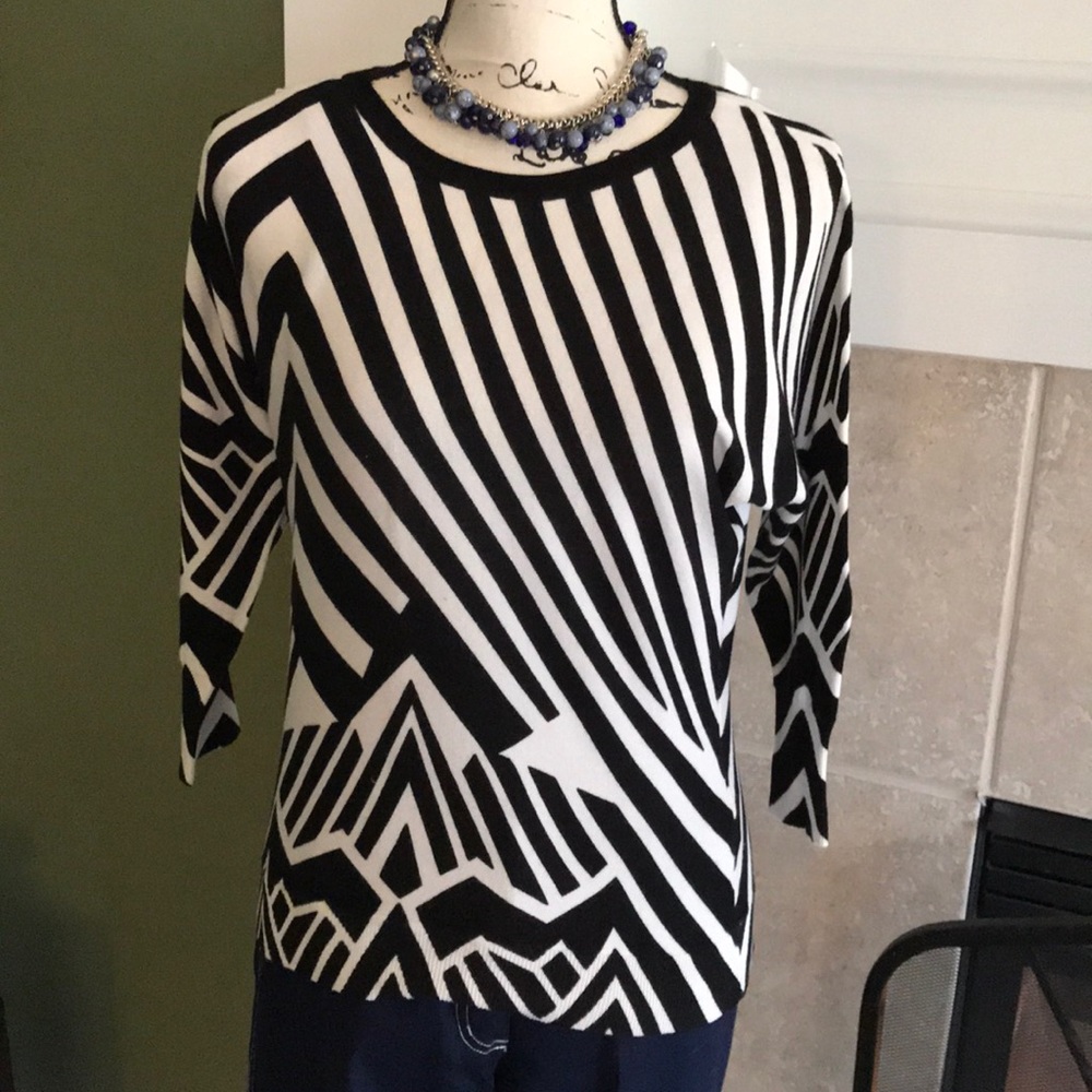 Black and White Sweater